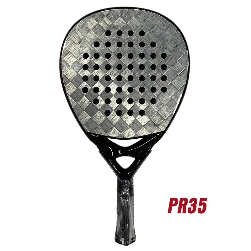 پارچه های فیبر کربن آلومینیوم شده 18K راکت Padel